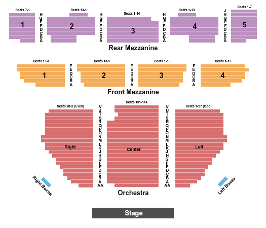 Imperial Theatre Chess Seating Chart